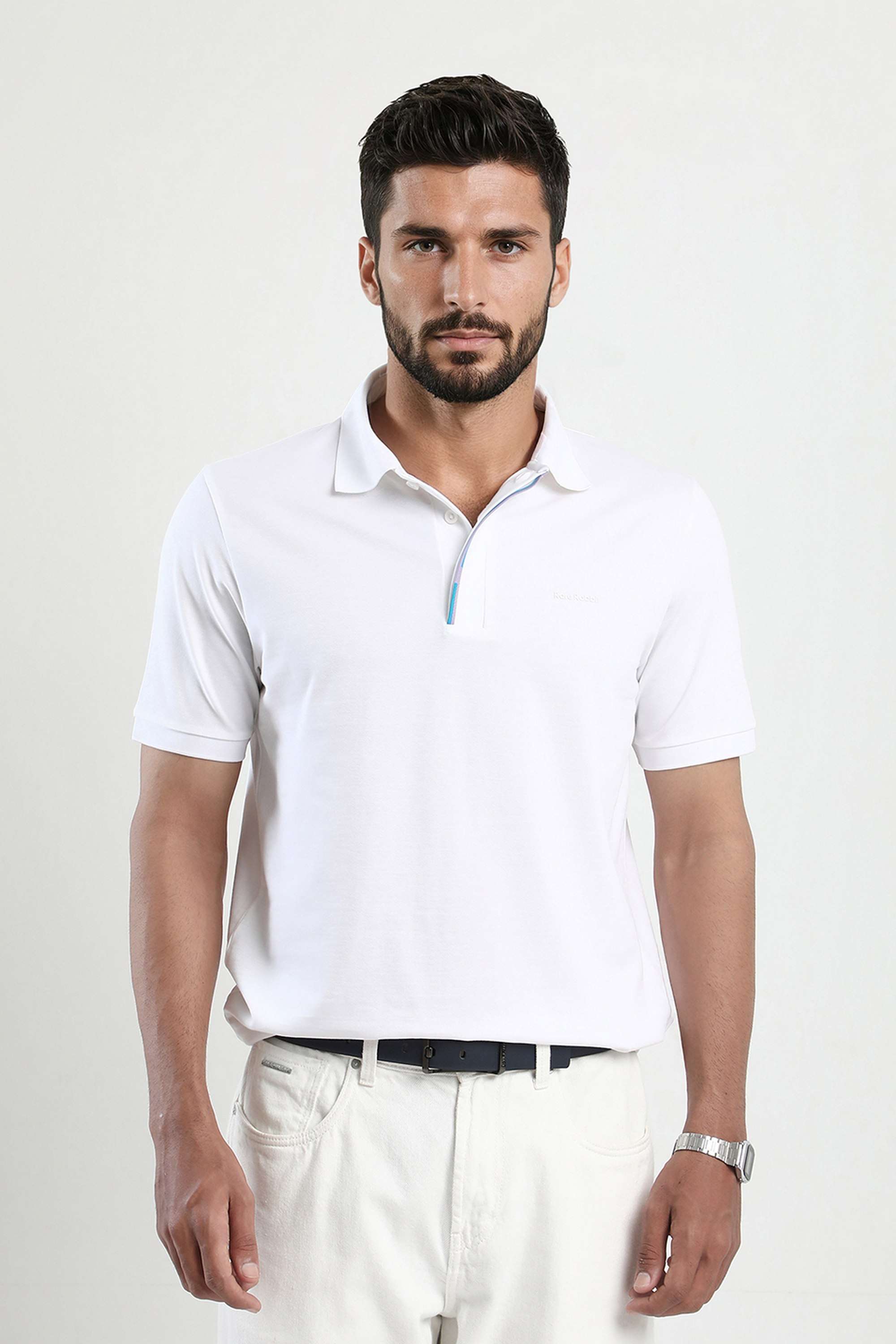 Solid-Cotton-Polo-Men-s-T-Shirt