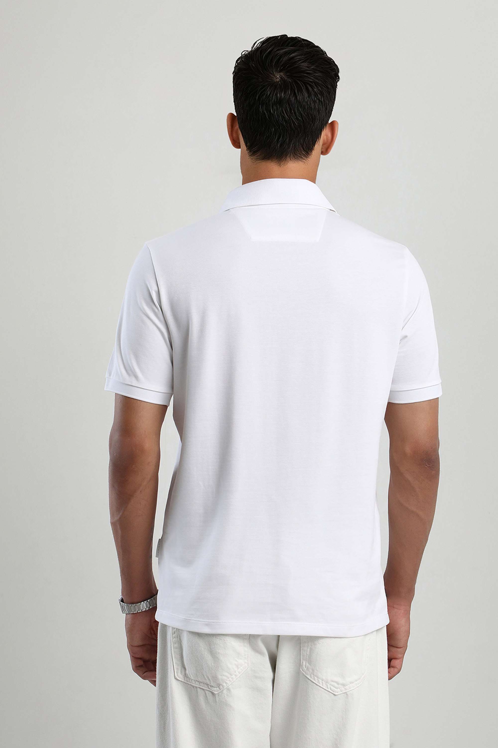 Solid-Cotton-Polo-Men-s-T-Shirt