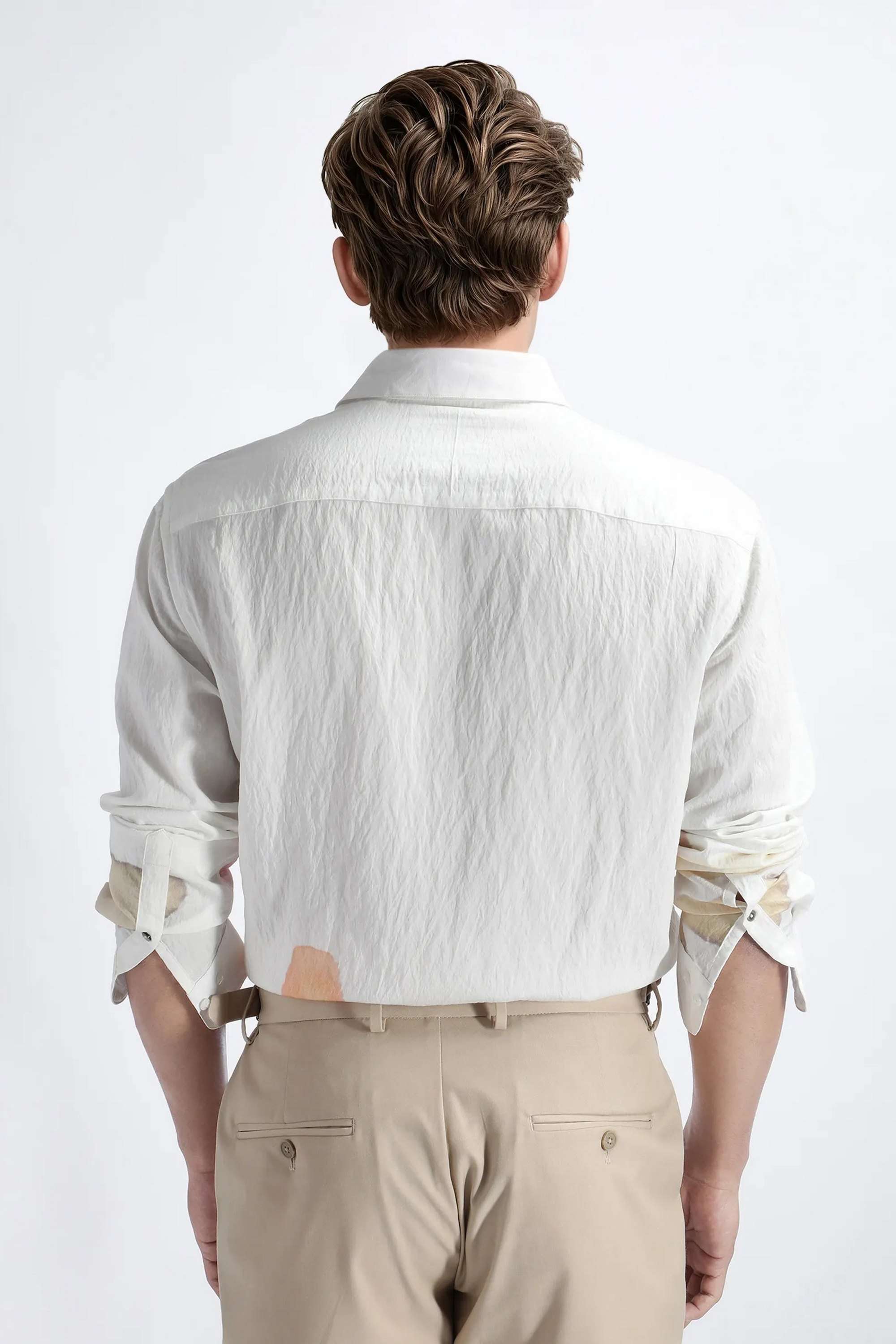 Printed-Tencel-Regular-Fit-Men-s-Casual-Shirt