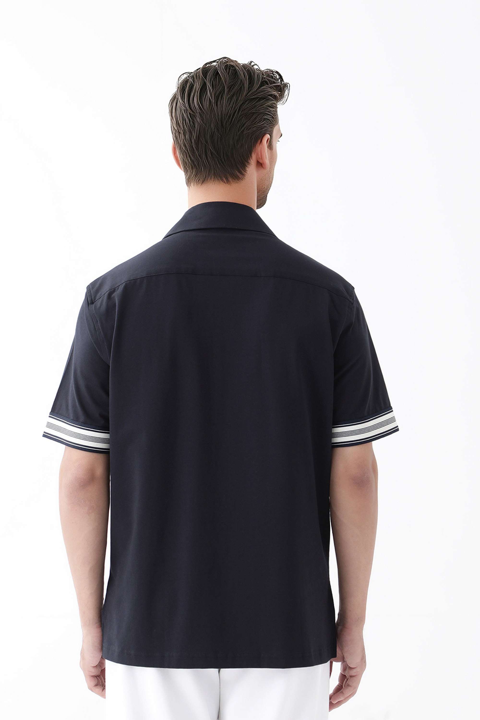 Solid-Cotton-Regular-Fit-Men-s-Casual-Shirt