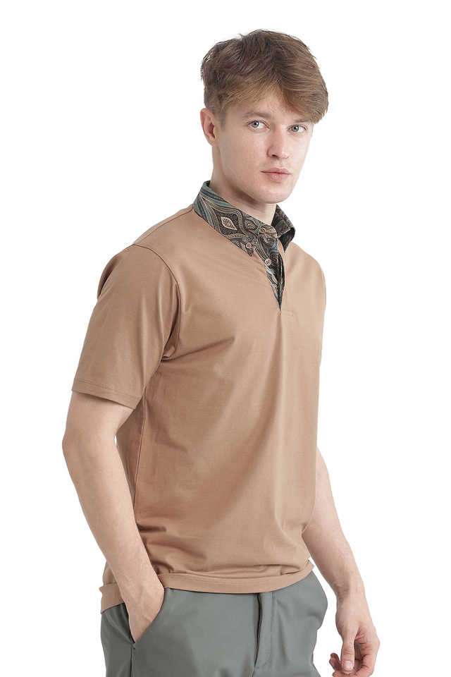 Solid-Cotton-Polo-Men-s-T-Shirt
