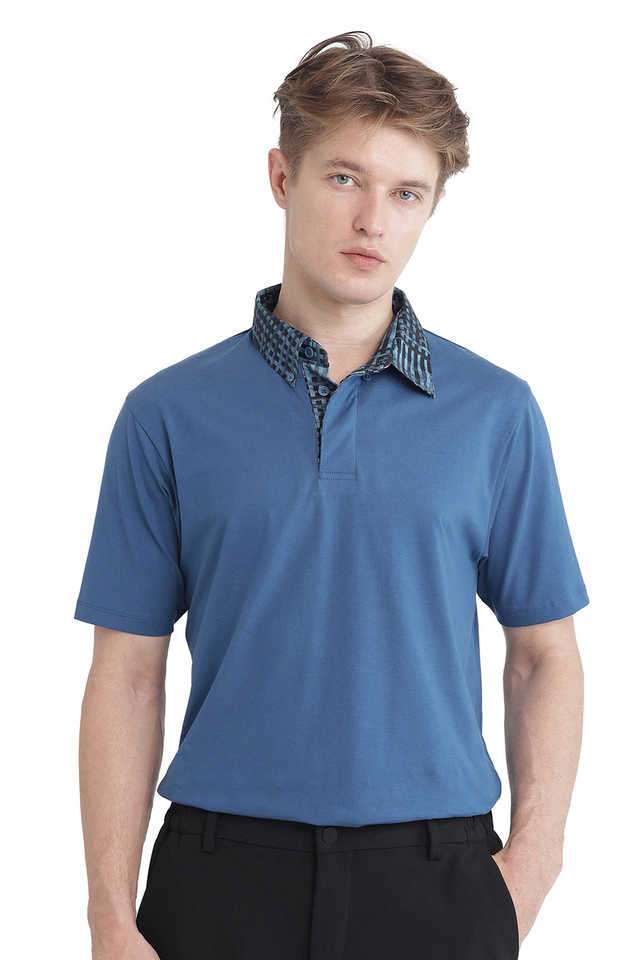Solid-Cotton-Polo-Men-s-T-Shirt