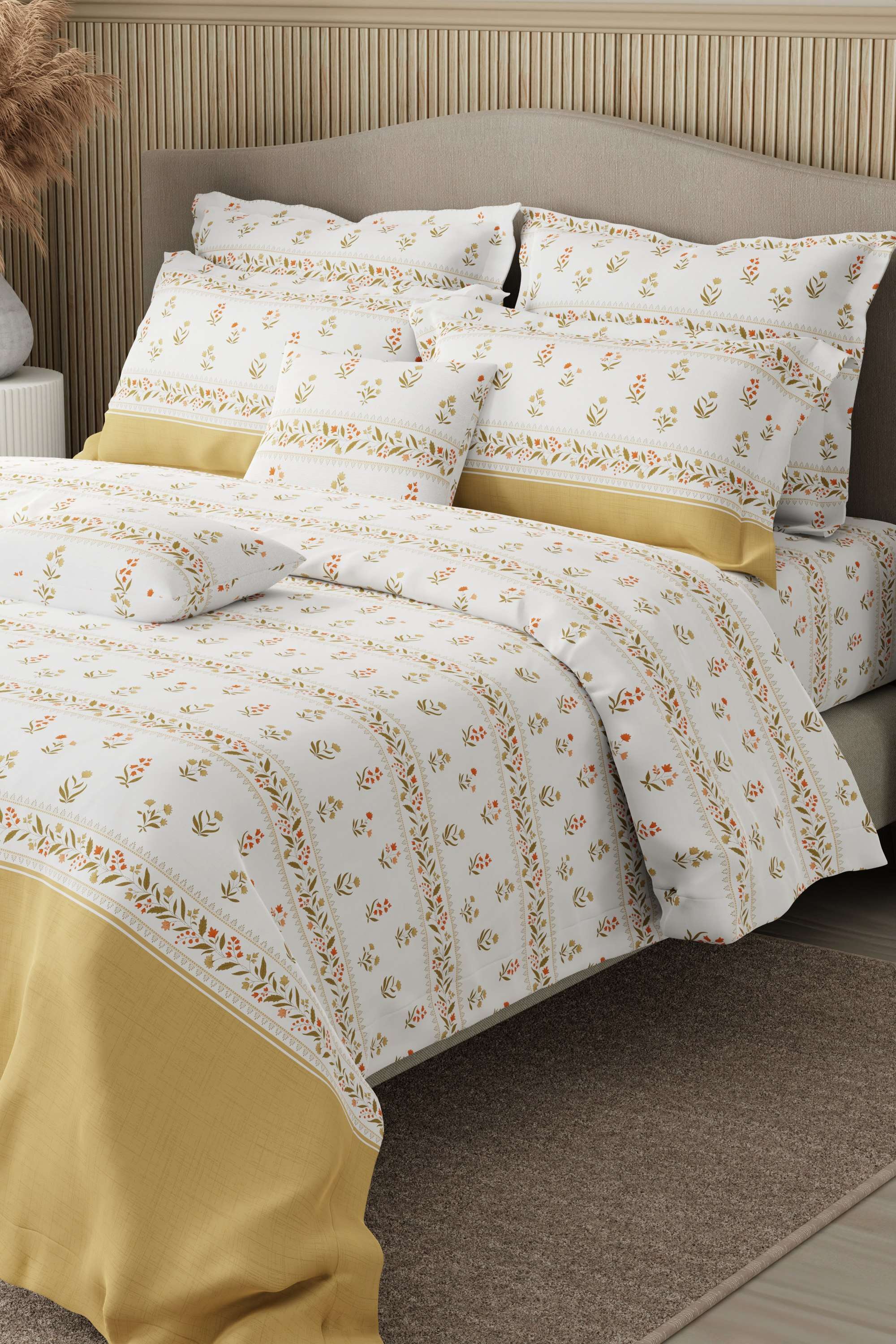 Royal-Essence-400-TC-Cotton-King-Bedsheet-With-4-Pillow-Covers-And-2-Cushion-Covers