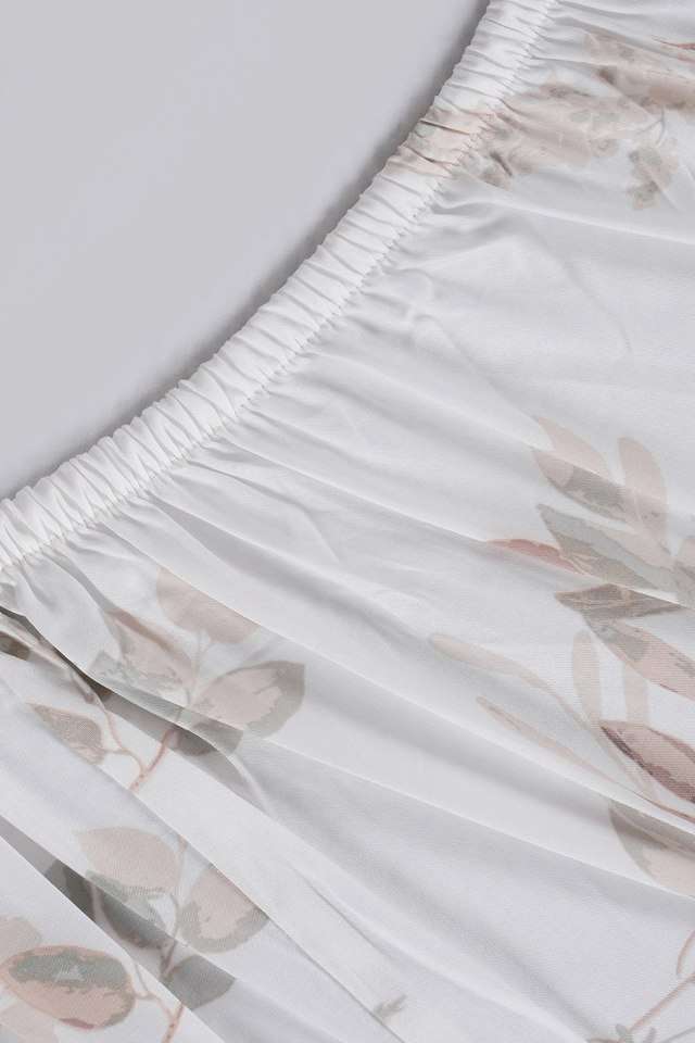 Edenia-Brown-Double-Fitted-Sheet-with-Pillow-Case