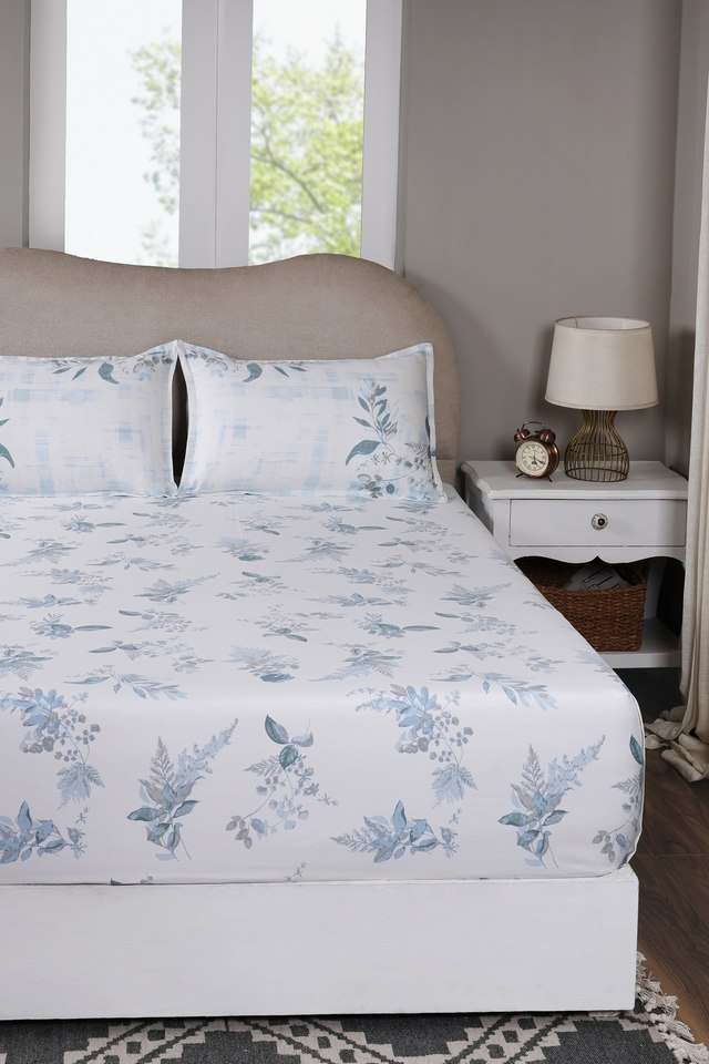 Edenia-Blue-Single-Fitted-Sheet-with-Pillow-Case