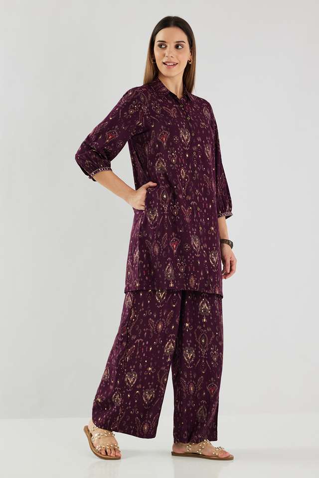 Printed-Blended-Fabric-Regular-Fit-Women-s-Co-Ord-Set