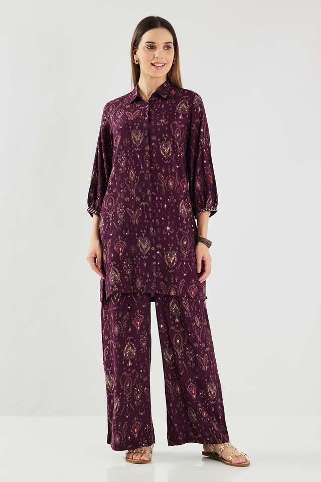 Printed-Blended-Fabric-Regular-Fit-Women-s-Co-Ord-Set