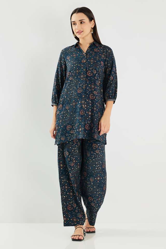 Printed-Blended-Fabric-Regular-Fit-Women-s-Co-Ord-Set