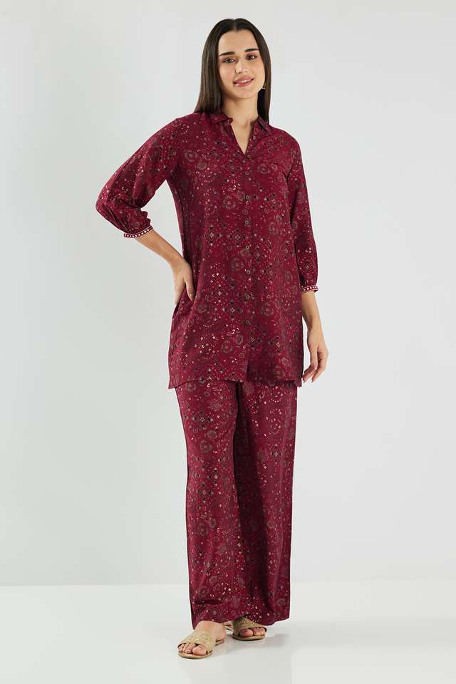 Printed-Blended-Fabric-Regular-Fit-Women-s-Co-Ord-Set