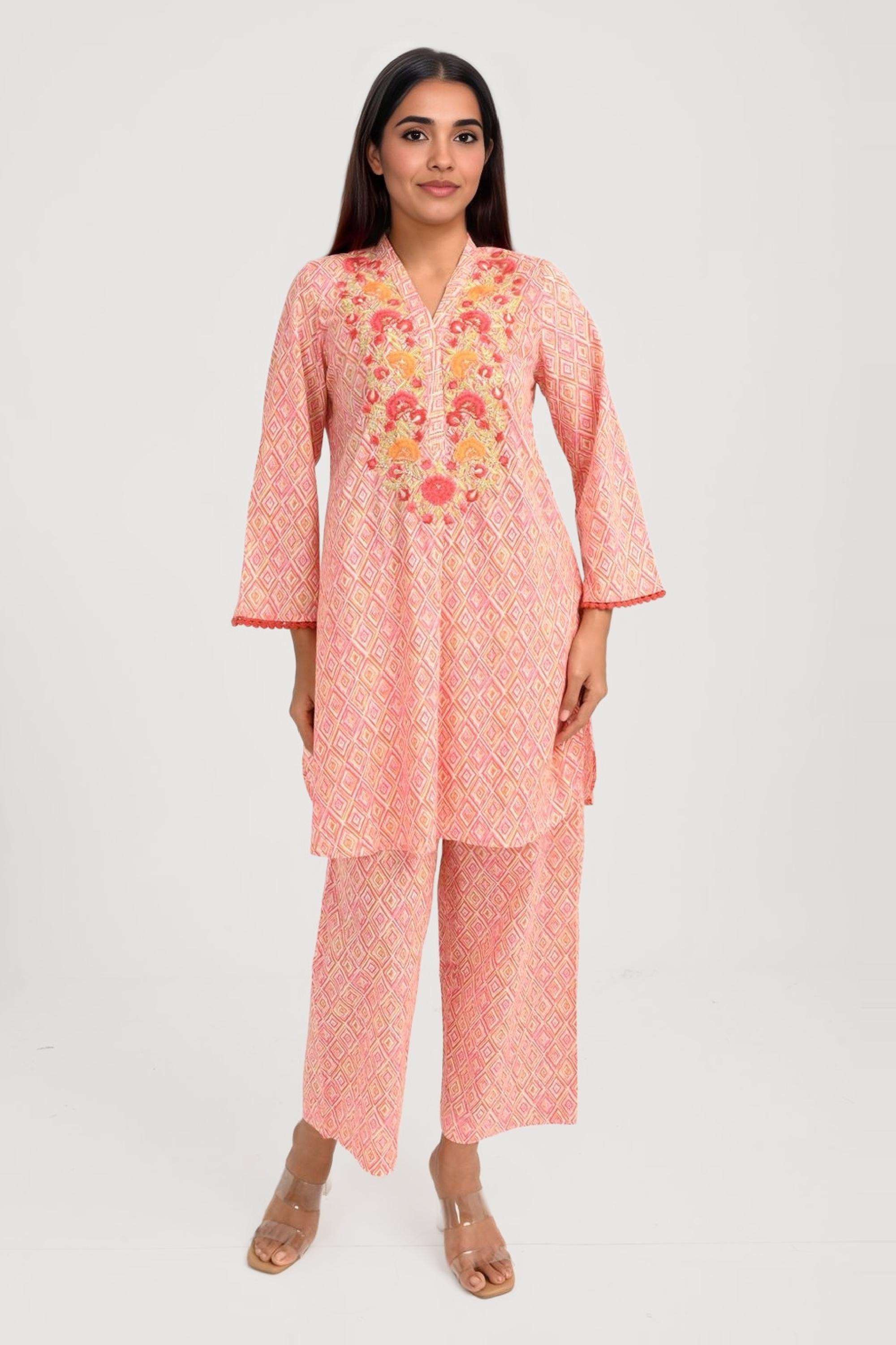 Embroidered-Cotton-Regular-Fit-Women-s-Co-Ord-Set