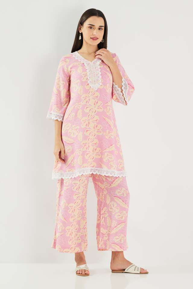 Printed-Blended-Fabric-Regular-Fit-Women-s-Co-Ord-Set