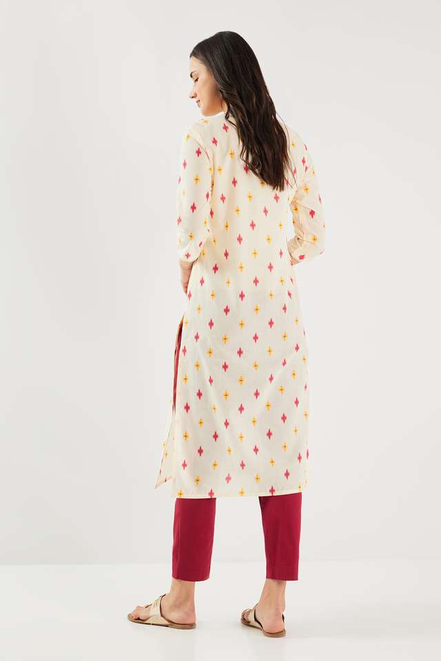 Printed-Blended-Fabric-Straight-Fit-Women-s-Kurta