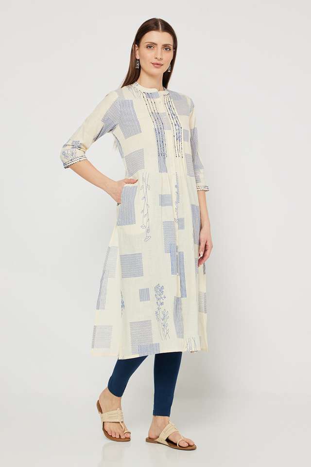 Printed-Cotton-Blend-Regular-Fit-Women-s-Kurta