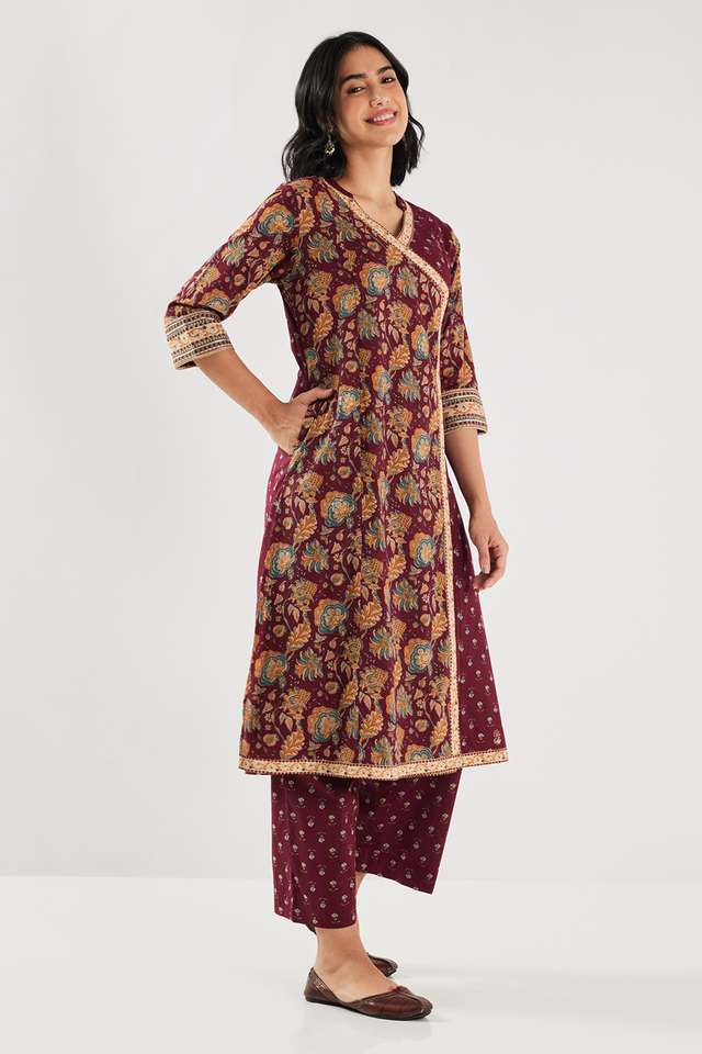Printed-Blended-Fabric-Regular-Fit-Women-s-Kurta