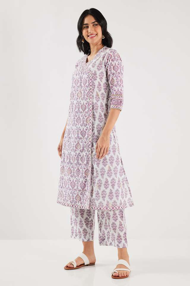 Printed-Blended-Fabric-Regular-Fit-Women-s-Kurta