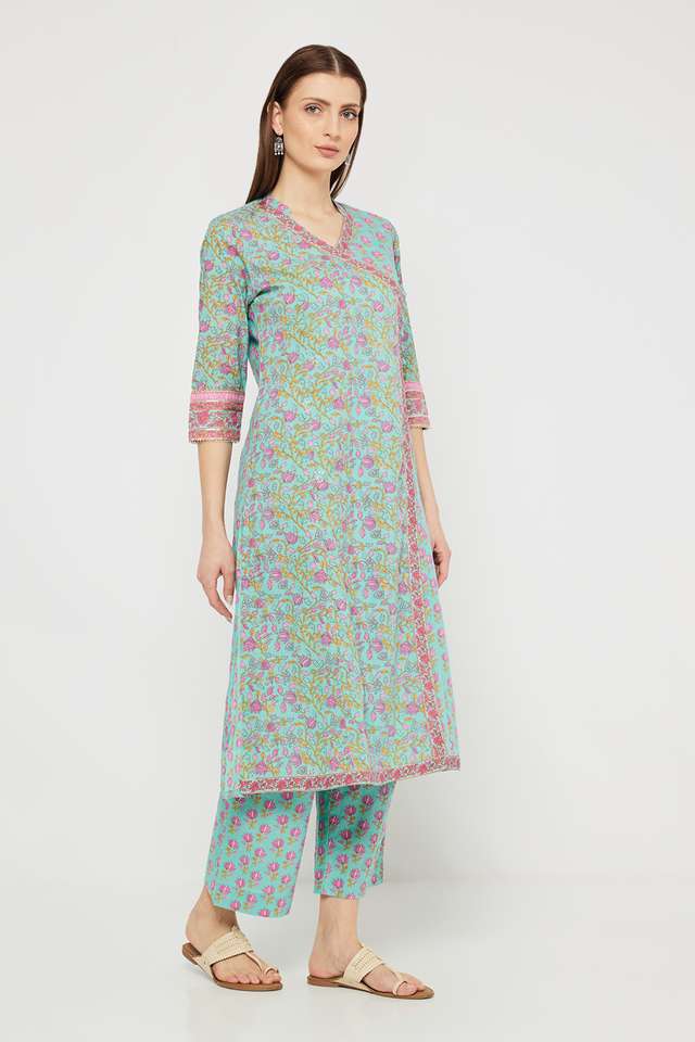 Printed-Blended-Fabric-Regular-Fit-Women-s-Kurta
