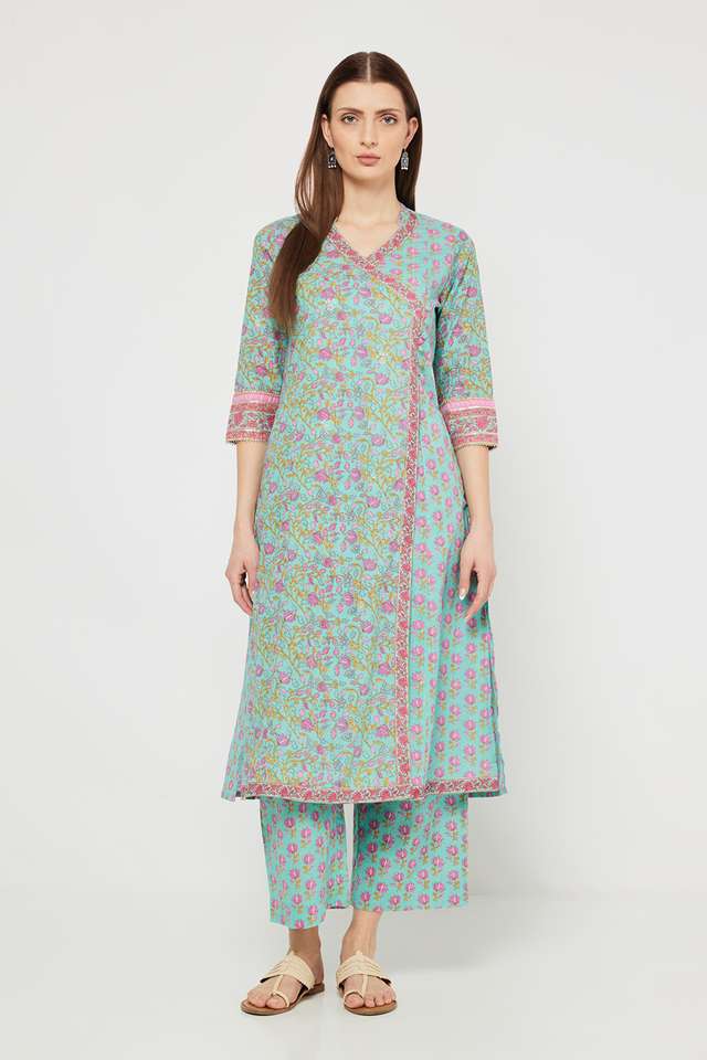 Printed-Blended-Fabric-Regular-Fit-Women-s-Kurta