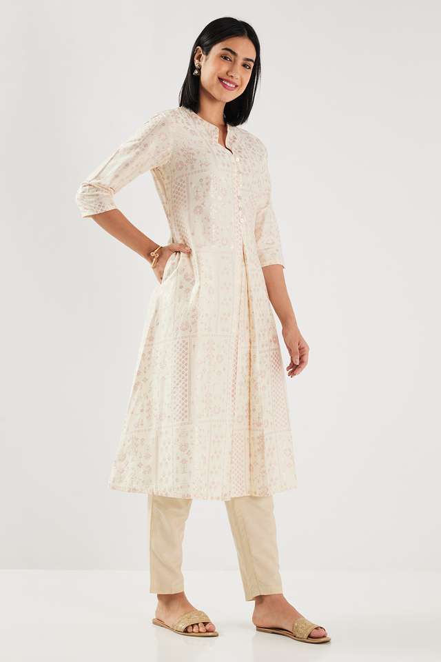 Printed-Blended-Fabric-Regular-Fit-Women-s-Kurta