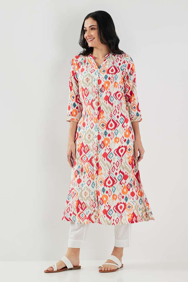 Printed-Blended-Fabric-Regular-Fit-Women-s-Kurta