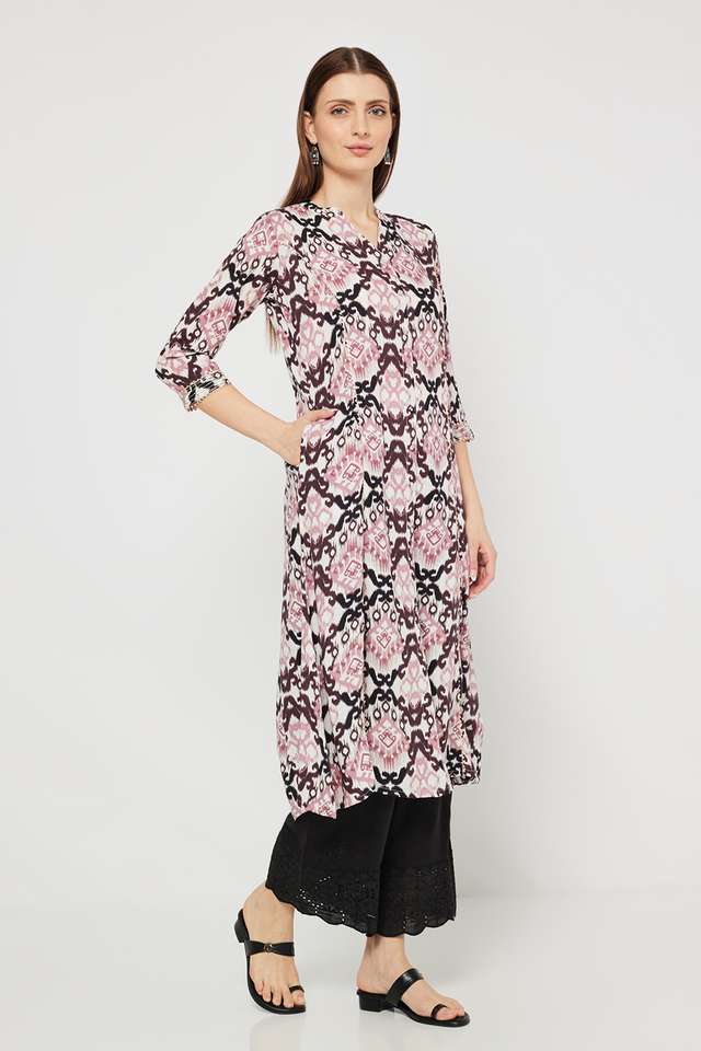 Printed-Blended-Fabric-Regular-Fit-Women-s-Kurta