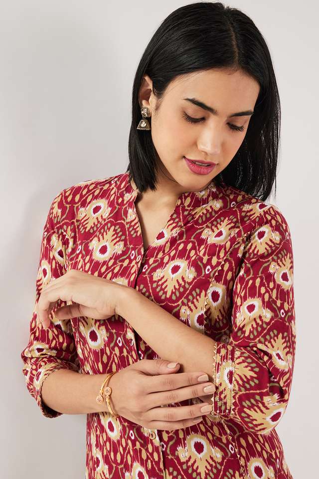 Printed-Blended-Fabric-Regular-Fit-Women-s-Kurta