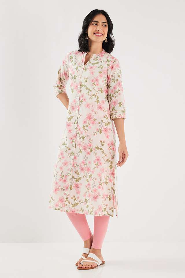 Printed-Blended-Fabric-Regular-Fit-Women-s-Kurta