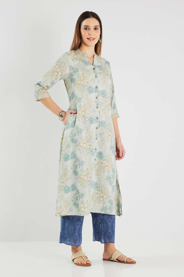 Printed-Blended-Fabric-Regular-Fit-Women-s-Kurta