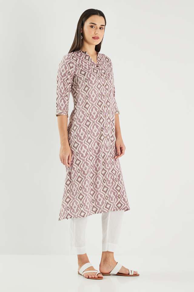 Printed-Blended-Fabric-Regular-Fit-Women-s-Kurta