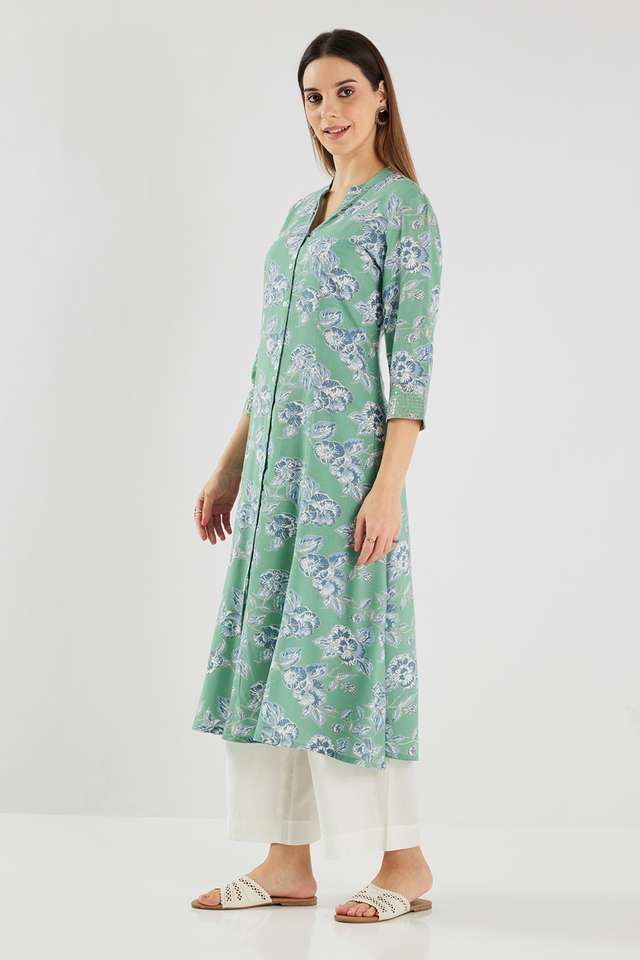 Printed-Blended-Fabric-Regular-Fit-Women-s-Kurta