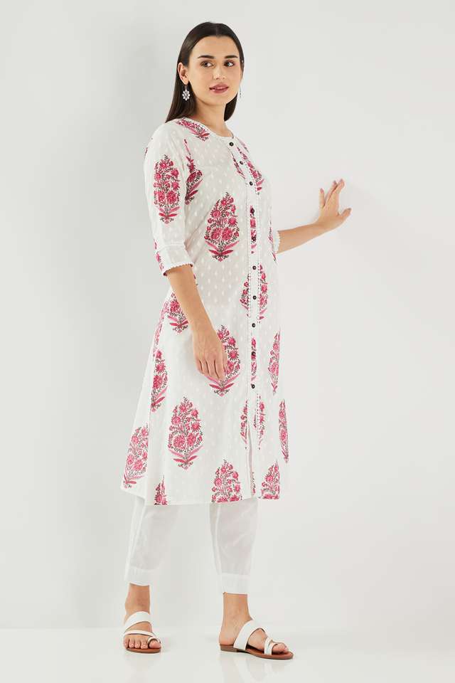 Printed-Cotton-Blend-Regular-Fit-Women-s-Kurta