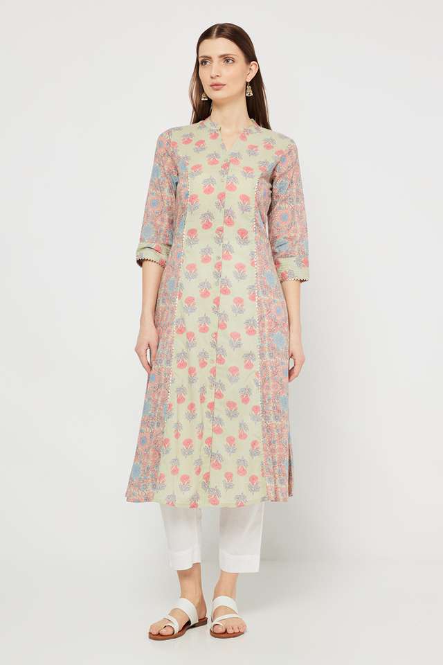 Printed-Blended-Fabric-Regular-Fit-Women-s-Kurta