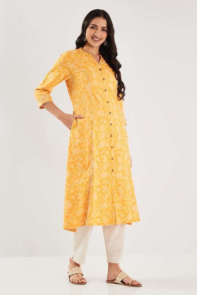 Printed-Blended-Fabric-Regular-Fit-Women-s-Kurta