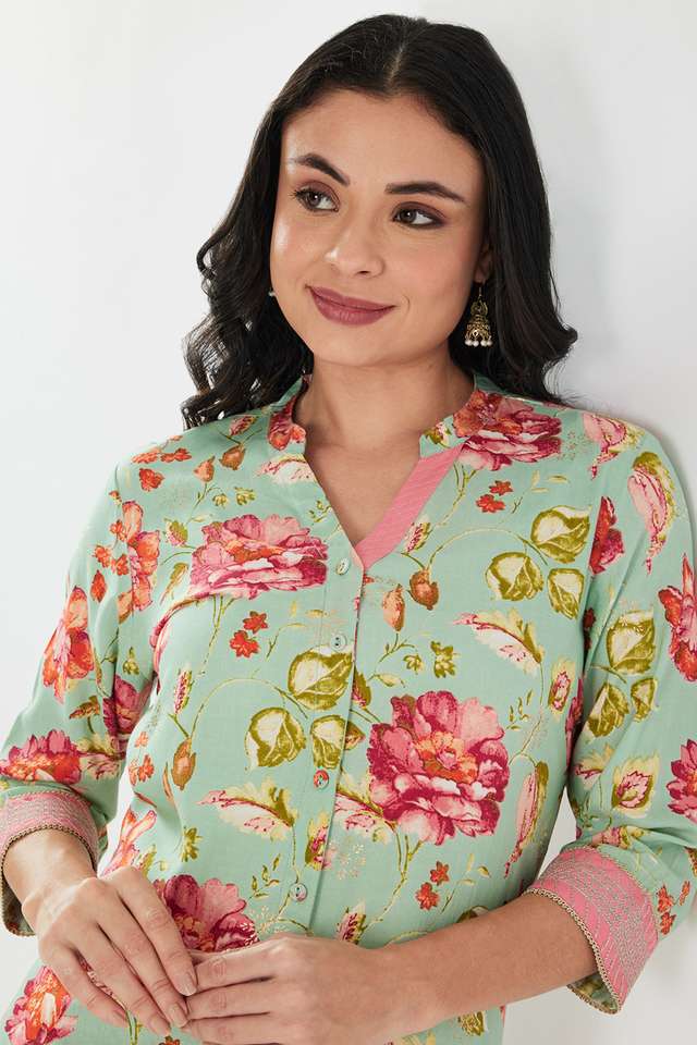 Printed-Blended-Fabric-Regular-Fit-Women-s-Kurta