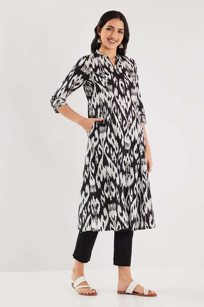 Printed-Blended-Fabric-Regular-Fit-Women-s-Kurta