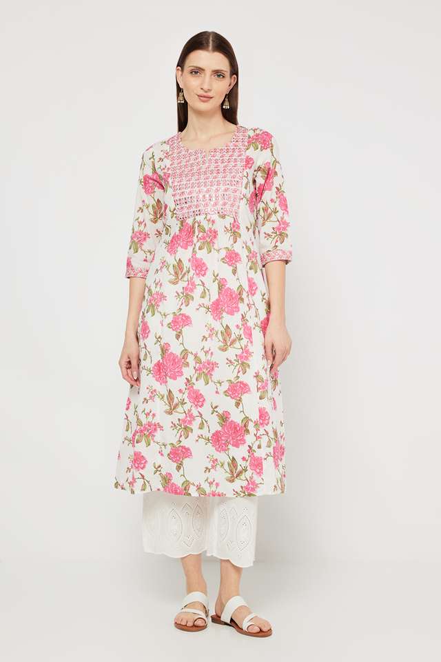 Printed-Blended-Fabric-Regular-Fit-Women-s-Kurta