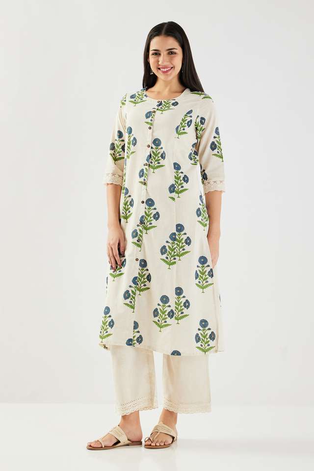Printed-Cotton-Blend-Regular-Fit-Women-s-Kurta