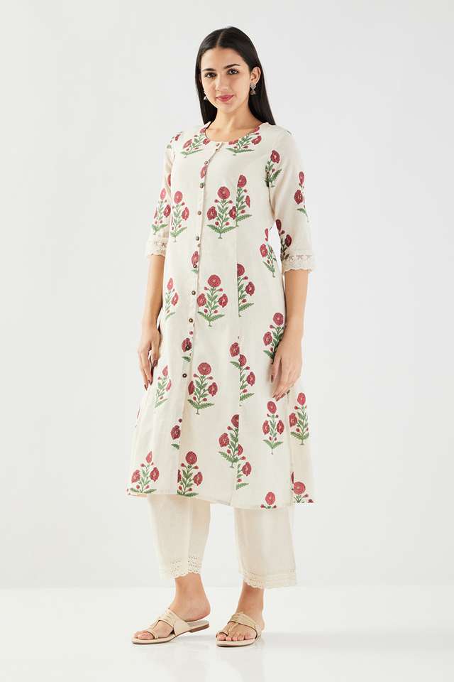 Printed-Cotton-Blend-Regular-Fit-Women-s-Kurta