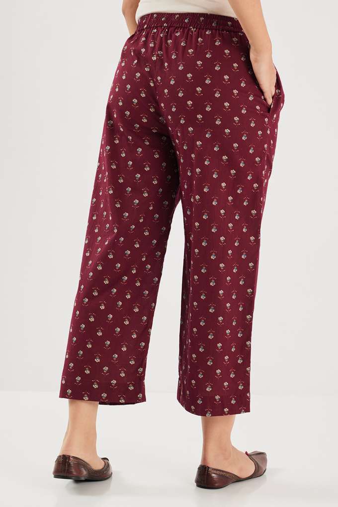 Printed-Blended-Fabric-Straight-Fit-Women-s-Palazzos