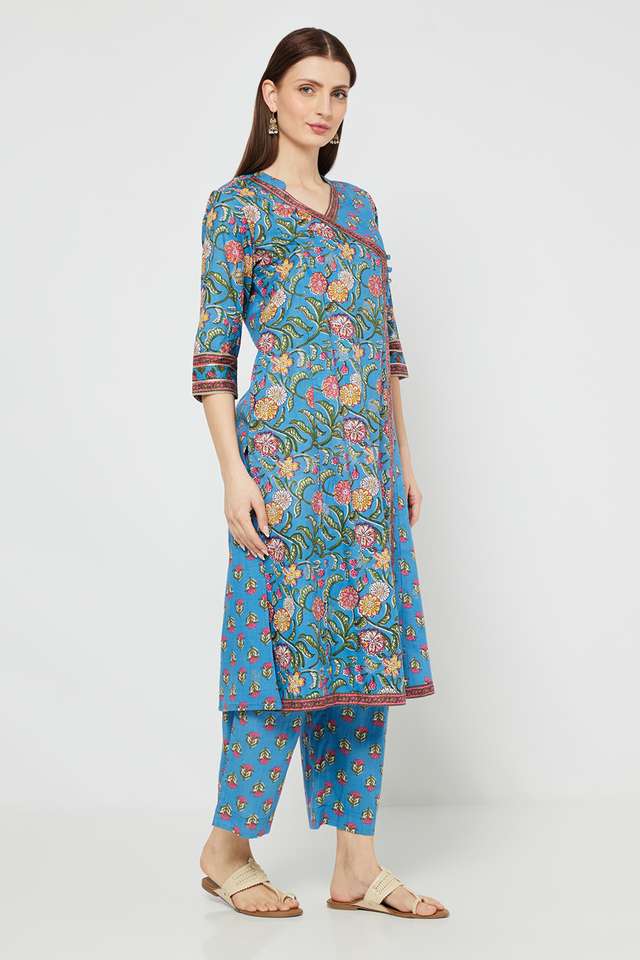 Printed-Blended-Fabric-Straight-Fit-Women-s-Palazzos