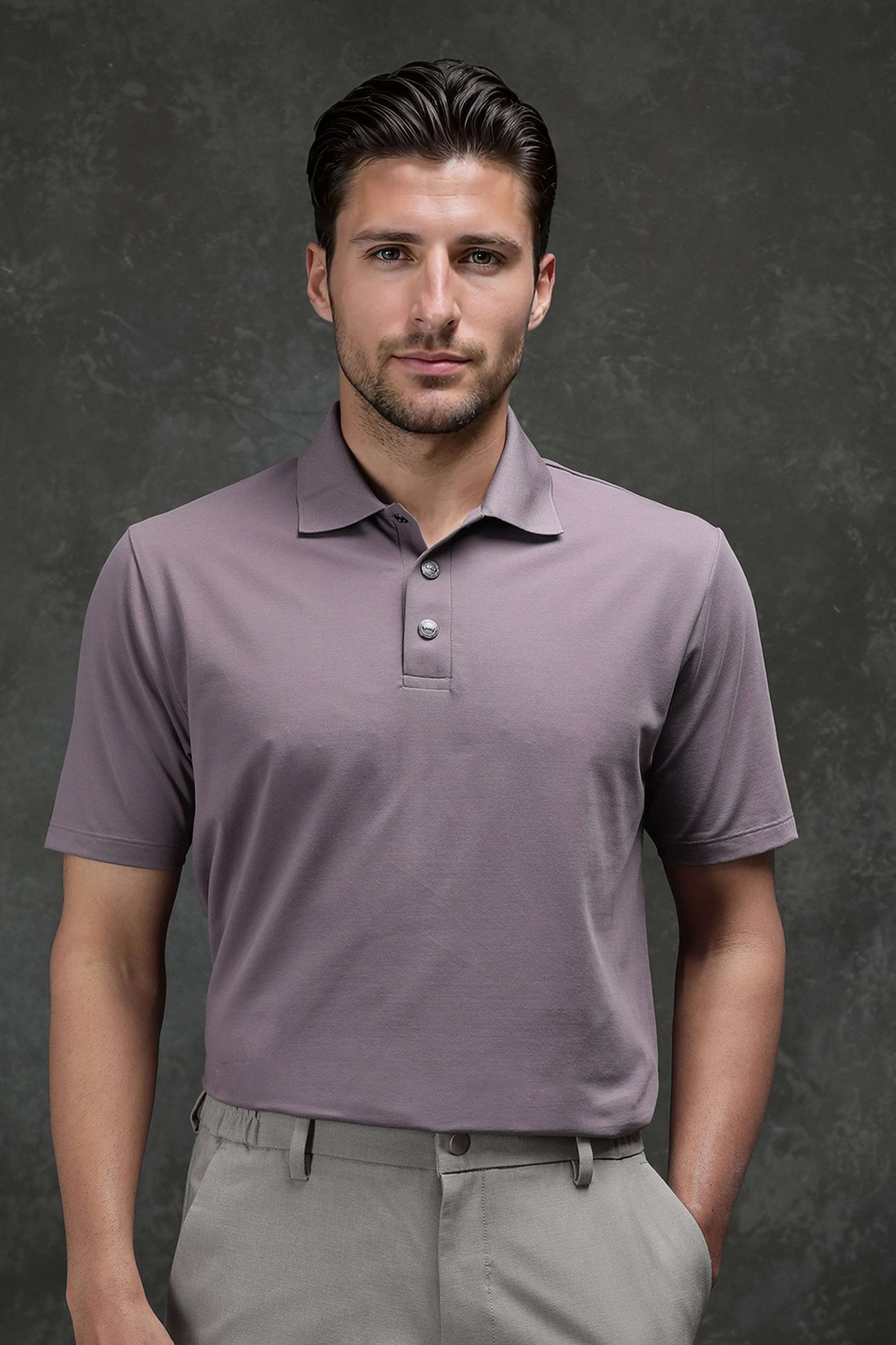 Solid-Cotton-Polo-Men-s-T-Shirt