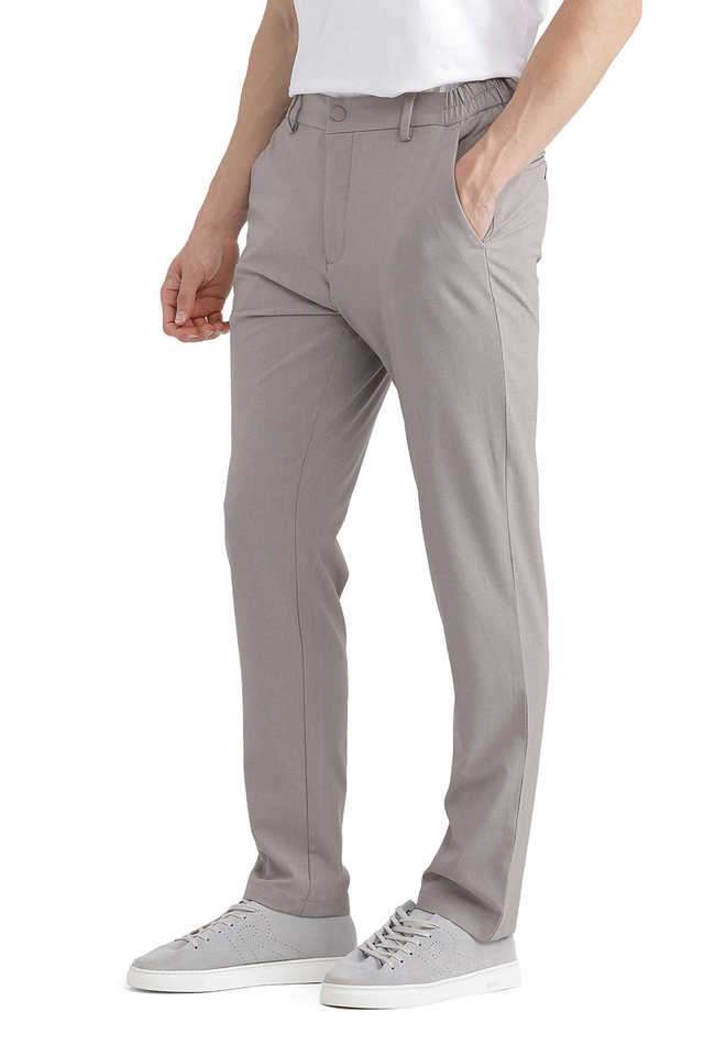 Solid-Cotton-Regular-Fit-Men-s-Casual-Wear-Trousers