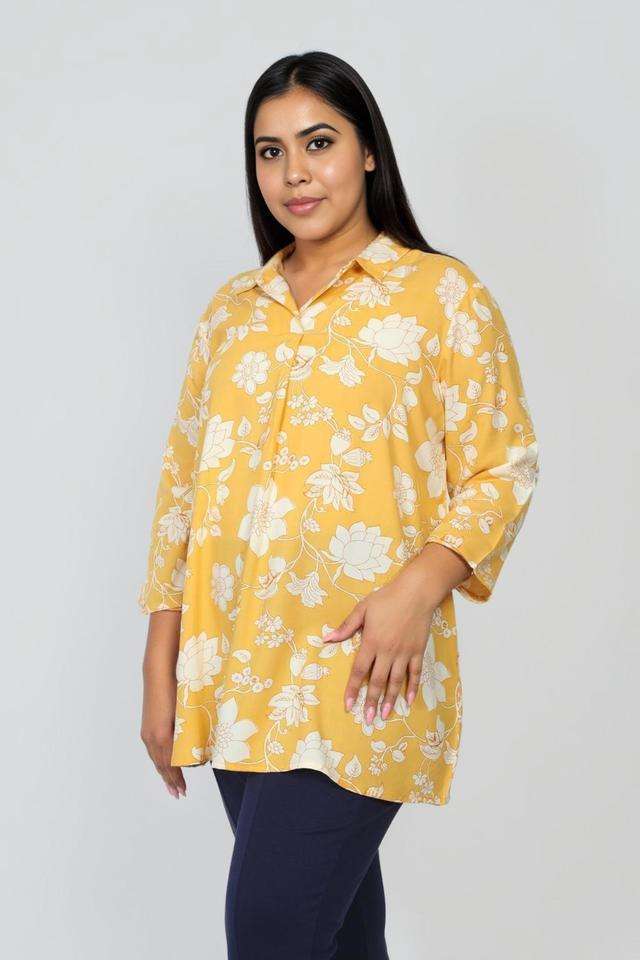 Printed-Rayon-Collared-Women-s-Tunic