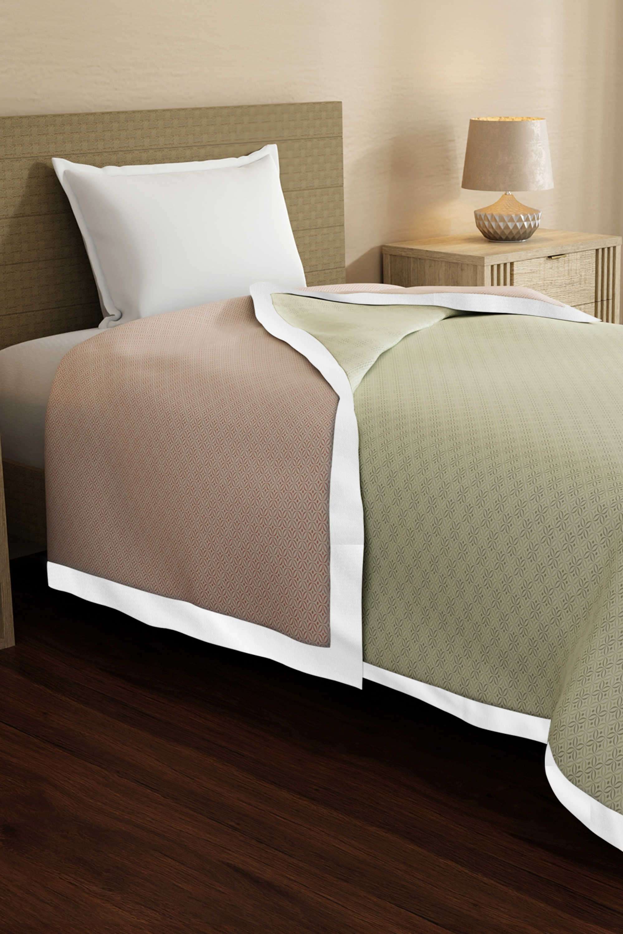 Zen-Living-100--Tencel-250-TC-Pink-&-Grey-Printed-Reversible-Single-Size-Dohar-(90-L-x-60-W-inches)