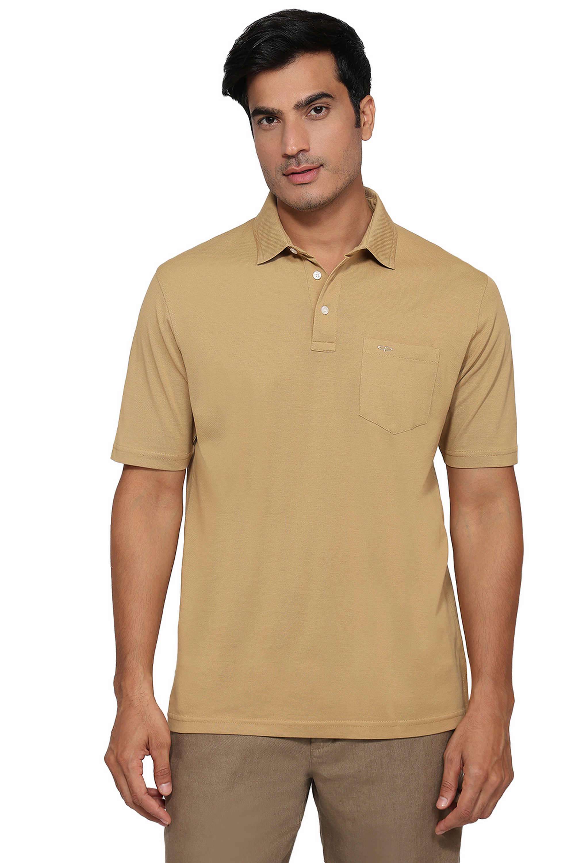 Solid-Cotton-Polo-Men-s-T-Shirt