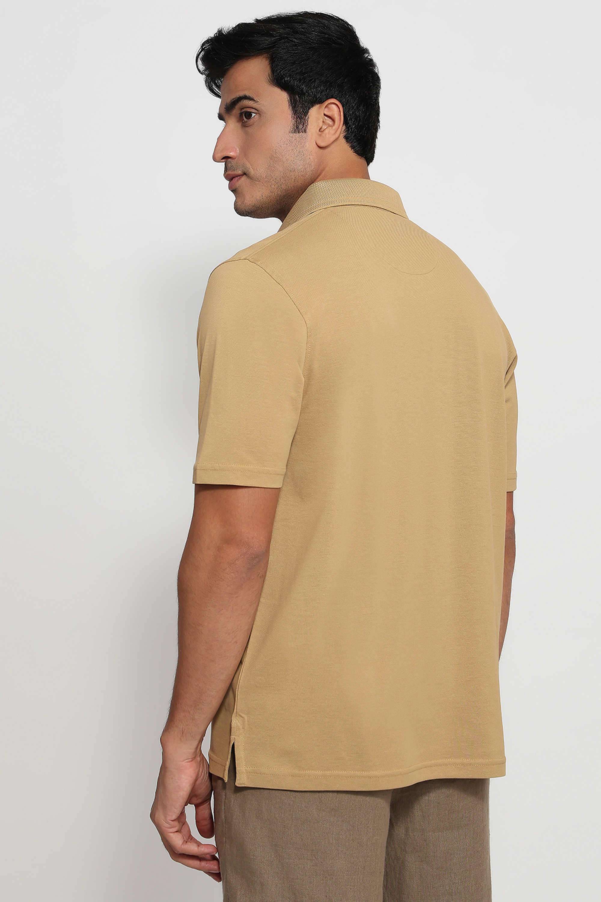 Solid-Cotton-Polo-Men-s-T-Shirt