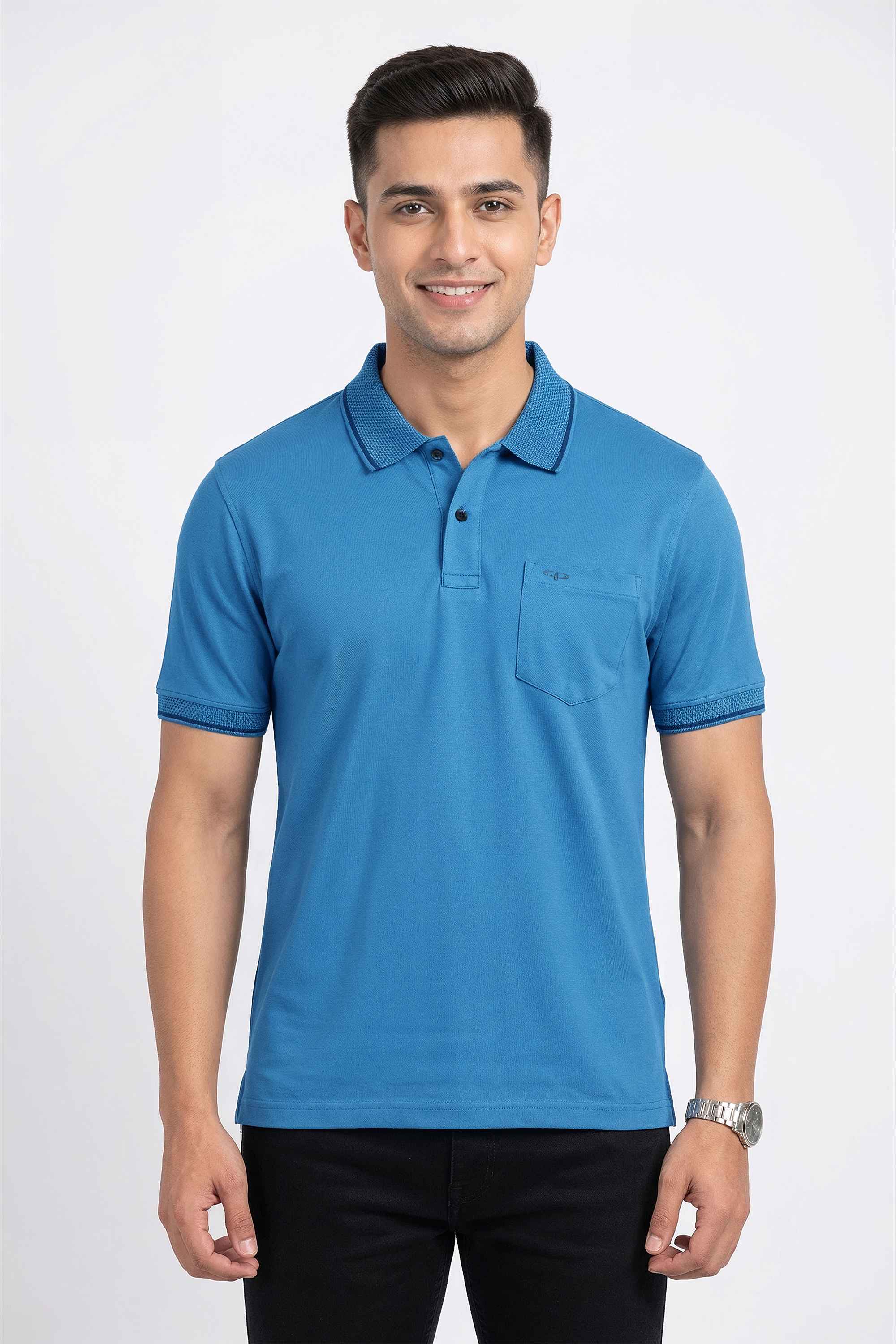 Solid-Cotton-Regular-Fit-Men-s-T-Shirt