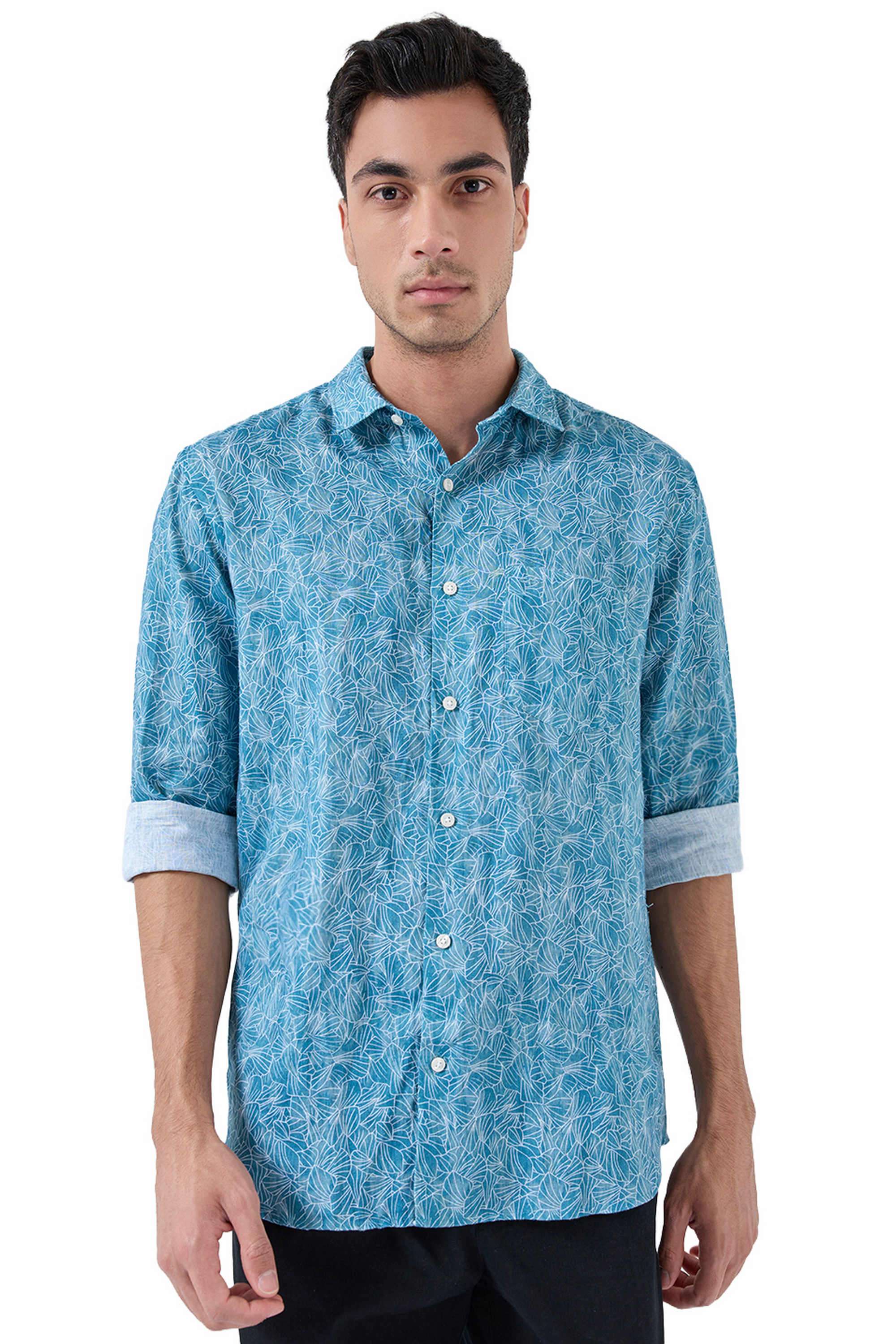 Printed-Linen-Regular-Fit-Men-s-Casual-Shirt