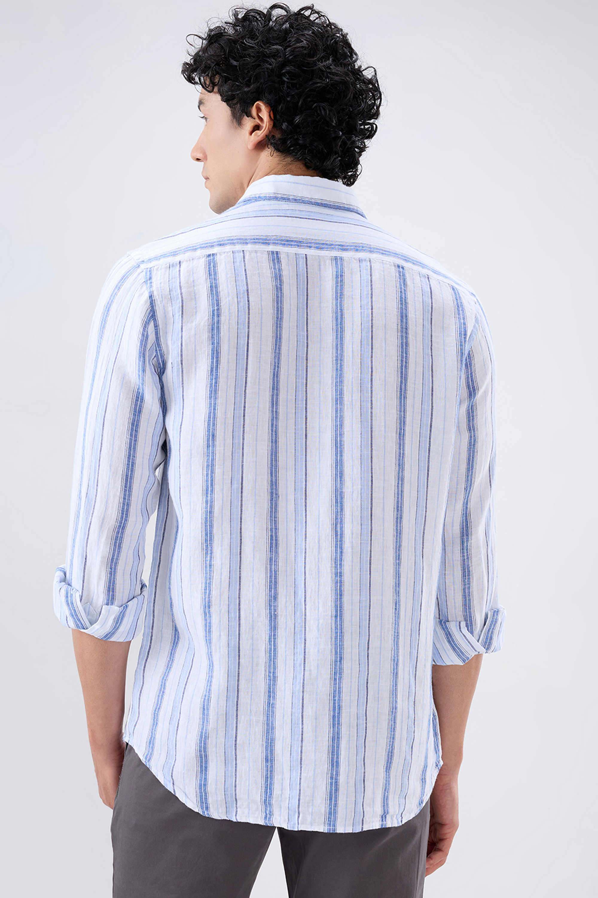Stripes-Linen-Regular-Fit-Men-s-Casual-Shirt