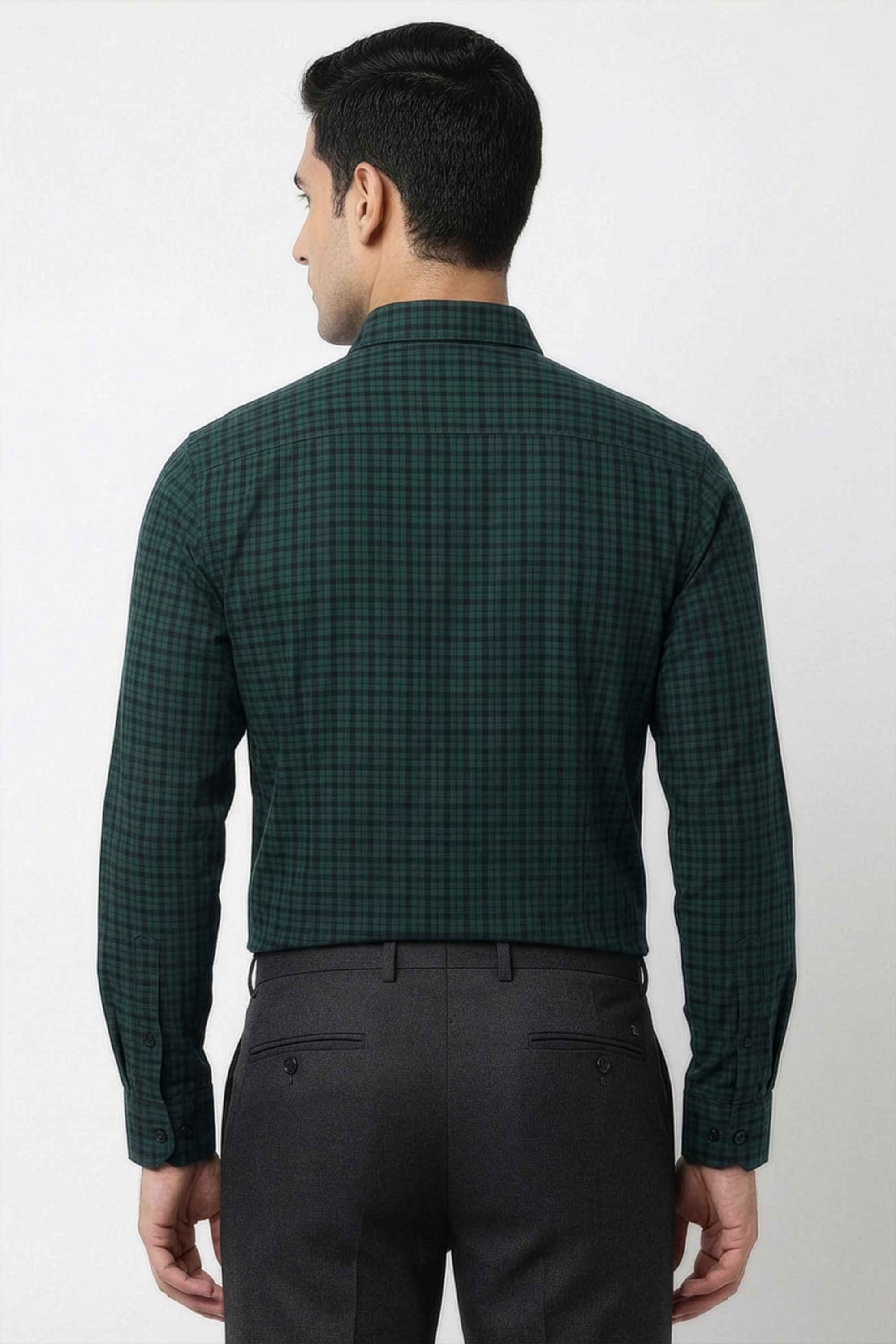 Checks-Cotton-Regular-Fit-Men-s-Formal-Wear-Shirt