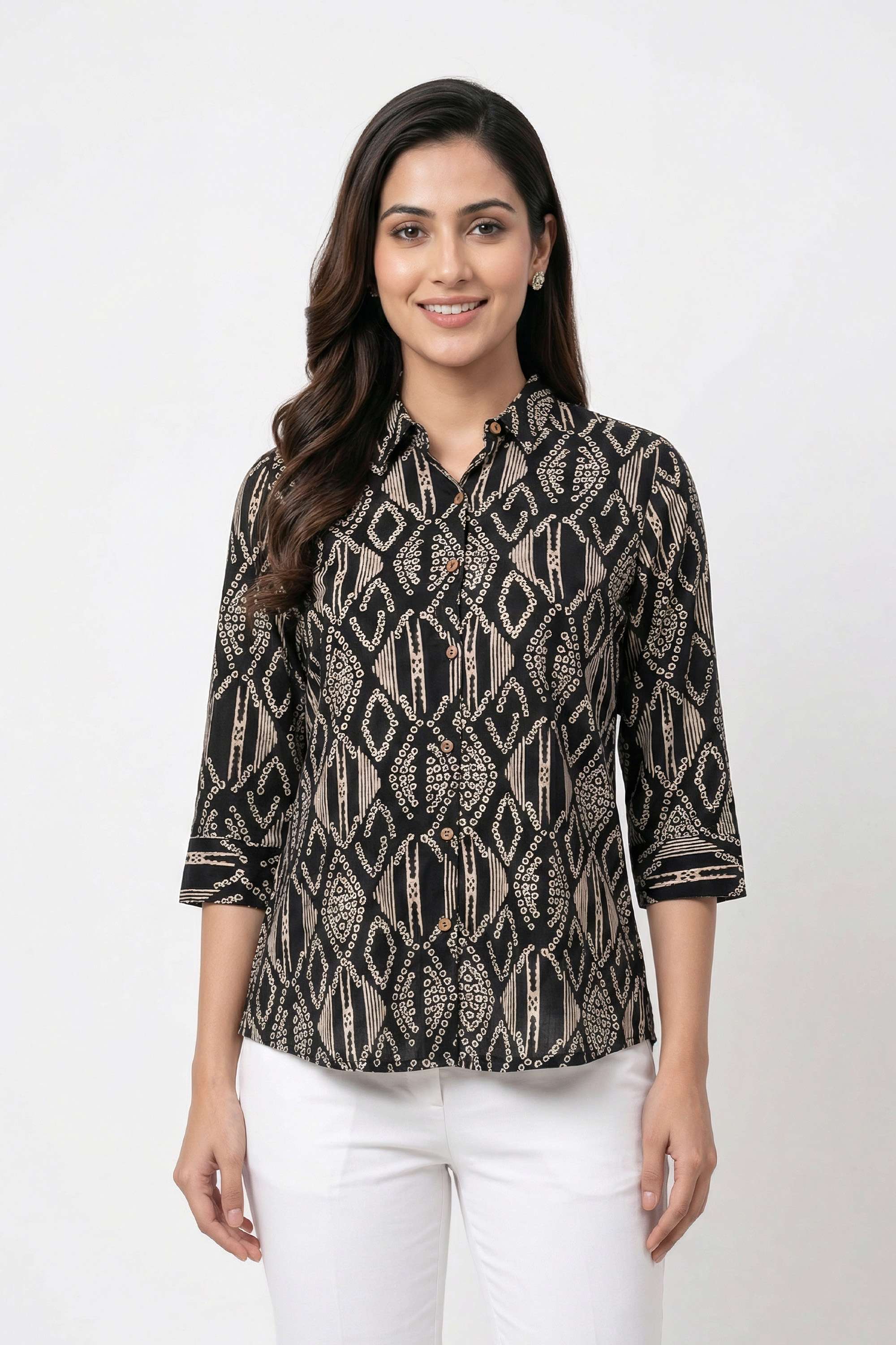 Printed-Rayon-Collared-Women-s-Tunic